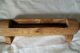 Antique Rolling Pin Hollowed Out,  Made Into Old Salt Box Unique Lqqk Primitives photo 1