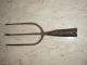 Antique Old Hand Forged Metal Iron Primitive Pronged Nautical Fish Spear Tool Nr Primitives photo 1