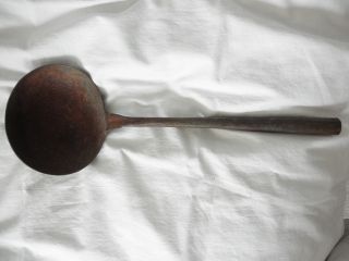 Antique 18th - 19th Century Wrought/hand - Forged Iron Spool Ladle photo