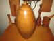 Exquisite Large Bee Hive Wooden Urn With Lid Dry Storage Vase Lid Dry Vessel Primitives photo 9