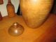 Exquisite Large Bee Hive Wooden Urn With Lid Dry Storage Vase Lid Dry Vessel Primitives photo 2