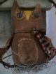 Primitive Folky Hoot Owl~rusty Barb Wire Wreath~angela ' S Attic Primitives photo 3