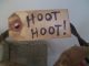 Primitive Folky Hoot Owl~rusty Barb Wire Wreath~angela ' S Attic Primitives photo 5