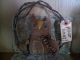 Primitive Folky Hoot Owl~rusty Barb Wire Wreath~angela ' S Attic Primitives photo 6