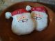 Primitive Santa Cookies/set Of 4 Bowl Fillers Primitives photo 2