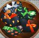 Primitive Halloween Heart Tucks Bowl Filler Ornies Halloween Themed Hearts Primitives photo 2