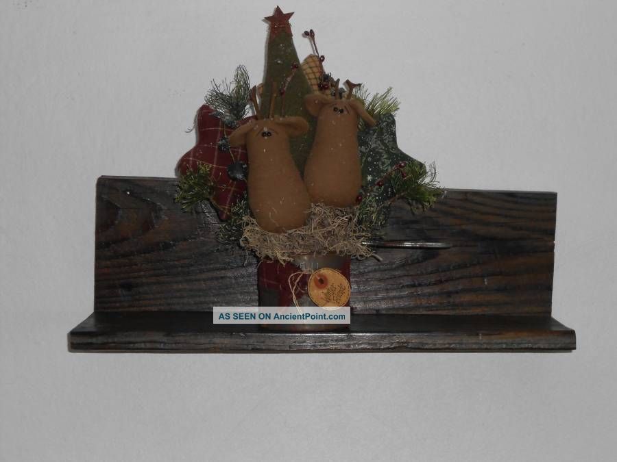 Reclaimed Pine Barn Shelf,  Rustic Decor,  Unique Primitives photo
