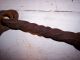 Antique Hand Forged Iron Twisted Horse Bit Primitives photo 4