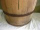 Primitive Antique Vtg Wooden Barrel 