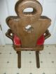 Birthing Chair Primitive Handmade Solid Wood Primitives photo 1