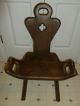 Birthing Chair Primitive Handmade Solid Wood Primitives photo 2
