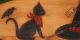 ~ Primitive ~ Hp Folk Art Black Cat ~witch Hat ~crow ~olde Salem ~ Stretcher Primitives photo 1