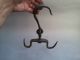 ※ 18th C Primitive Wrought Iron Herb Grappling Meat Hook Hanger Primitives photo 1