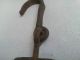 ※ 18th C Primitive Wrought Iron Herb Grappling Meat Hook Hanger Primitives photo 3