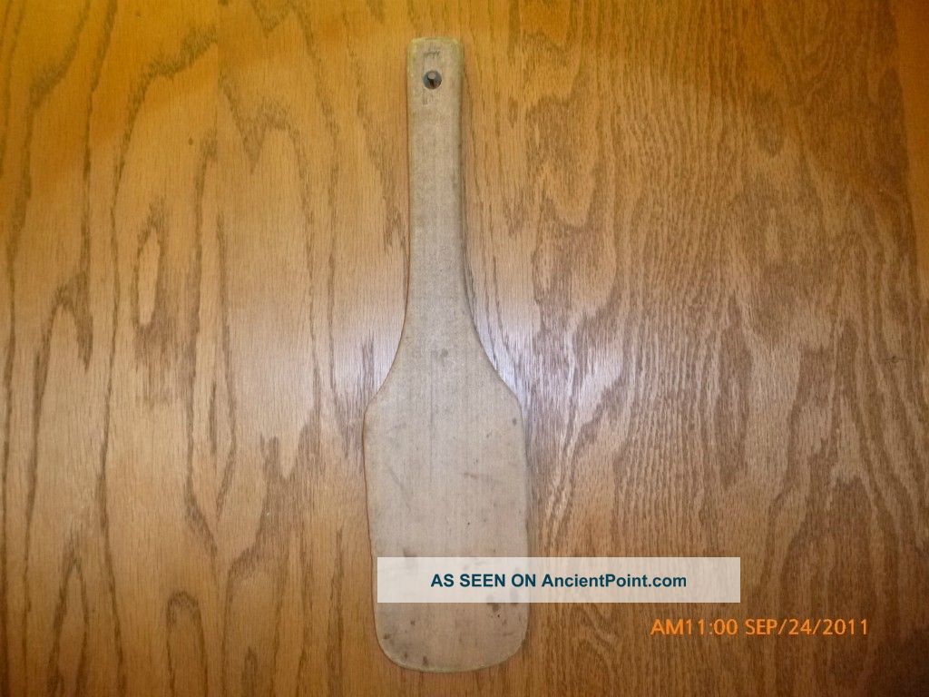 Old Wood Kitchen Paddle Primitives photo