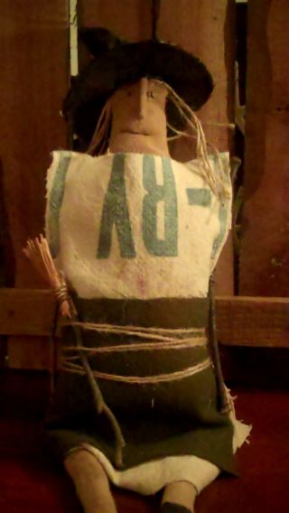 Primitive Halloween Witch Doll ~ Wendy ~ photo