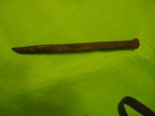 Antique Hand Forged Spike/ Nail photo