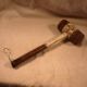 Old Wood Wooden Hammer Mallet Tool Carved Handle,  Estate Primitives photo 1
