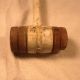 Old Wood Wooden Hammer Mallet Tool Carved Handle,  Estate Primitives photo 2