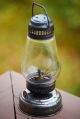 Antique Little Bobs Children ' S Kerosene Skate Lantern Lamp Glass Primitives photo 1