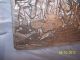 Marked Antique Pewter Amusing Scenes Wall Picture,  Decoration,  Cast And Hand - Ham Primitives photo 9