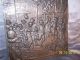Marked Antique Pewter Amusing Scenes Wall Picture,  Decoration,  Cast And Hand - Ham Primitives photo 1