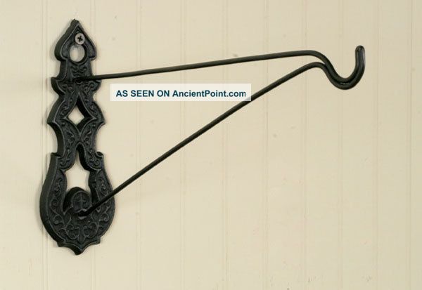 Primitive Black Victorian Wall Hook Primitives photo