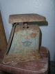 Vintage American Cuttlery Scales Gathering W/ Grungy Candle & ++ - Pat Dated 1913 Primitives photo 7
