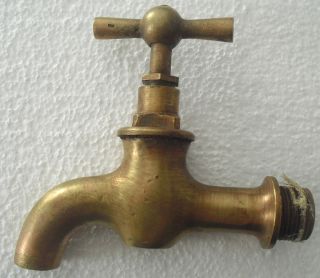 Big Antique Bronze Spigot,  Faucet,  Tap In Working Condition.  Robinet,  Wasserhahn. photo