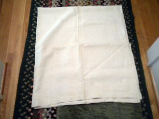 Antique 19thc Linen Sheet 56x94 Very Good Condition Qualty Thread Count photo