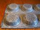 Ex.  Cond.  8 Hole Grey Graniteware Muffin Pan,  Very Clean Primitives photo 9