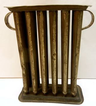 Old Primitive 1800 ' S Vintage Antique Tin Taper Candle Mold 12 Tubes 19th Century photo