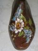 Antique Wooden Pair Shoe Lasts - Hand Painted - Detailed - Great Buy Primitives photo 4
