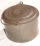 Antique Metal Lunch Pail Berry Bucket With Lid And Handle Primitives photo 1