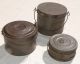 Antique Metal Lunch Pail Berry Bucket With Lid And Handle Primitives photo 5