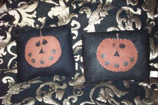 Halloween Pumpkins Set Of Two Small Pillows photo
