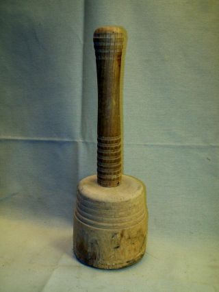 Primitive Round Mallet For Wood Carvers/ Leater Workers Etc. photo