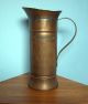 Antique Handcrafted Copper Beer Pitcher 2 Litres From France Primitives photo 3