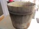 Primitive Sap Bucket/old Red Paint/old Green Paint Around The Top. Primitives photo 5