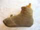Old Old Single Antique Baby Infant Toddler Shoe Bootie Glass Buttons Old Primitives photo 5