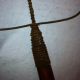 Old Rug Beater Red Wooden Handle 27 