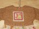 Primitive Folk Art Autumn Doll Dress & Corn Sack Cupboard Knob/peg Hanger Ornie Primitives photo 1