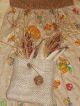 Primitive Folk Art Autumn Doll Dress & Corn Sack Cupboard Knob/peg Hanger Ornie Primitives photo 2