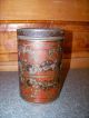 Antique Victorian Hoosier Coffee Tin Canister Primitives photo 3