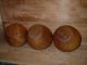 3/primitive Farmhouse Pantry Wooden/wood Dough Stacking Bowls~original Finish Primitives photo 1