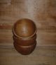 3/primitive Farmhouse Pantry Wooden/wood Dough Stacking Bowls~original Finish Primitives photo 3
