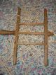 Vintage Primitive Rustic Wood Laundry Clothesline Rope Cord Winder Yarn Antique Primitives photo 4