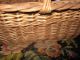 Early Vintage Primitive Woven Farm Estate Egg Basket Primitives photo 3