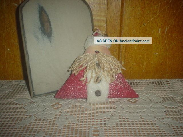 Primitive Grubby Santa Rt Jingle Bell Eb 182 Primitives photo