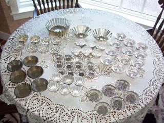 Huge Lot 59pcs.  Tart Pans Germany,  France,  Sweden &small Pie Pans & Small Molds photo